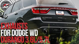 MOPARTY AWE Exhausts for Dodge Durango 57L [upl. by Ainolopa]