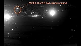 AC759 near taxiway collision at San Francisco Airport  Security Camera Video [upl. by Fleece260]