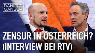 Dr Daniele Ganser Zensur in Österreich Gespräch bei RTV  Nicolas Schott 2912024 [upl. by Heger765]