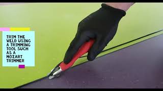 Welding of Polyflor resilient flooring [upl. by Judye]