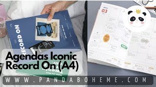 Agendas ICONIC  Record On  Mensuales A4 [upl. by Aerdnahc]