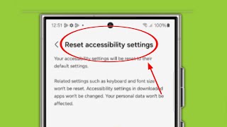 What is Reset accessibility settings  Reset accessibility settings Kya Hota Hai [upl. by Lankton]