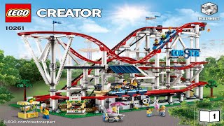 LEGO instructions  Creator Expert  10261  Roller Coaster Book 1 [upl. by Otsuj512]