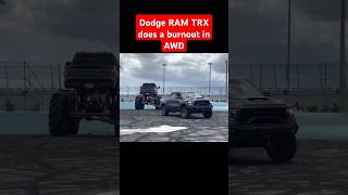 Dodge RAM TRX does a burnout in AWD [upl. by Lynus888]