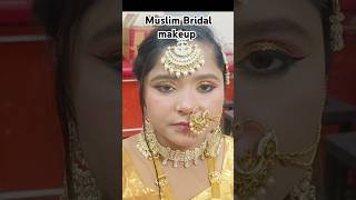 Muslim Bridal Makeup Look pakistanibridalmakeup shorts [upl. by Nyvlem]