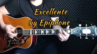 Excellente by Epiphone Masterbilt Electro Acoustic Guitar ReviewDemo [upl. by Eniagrom]