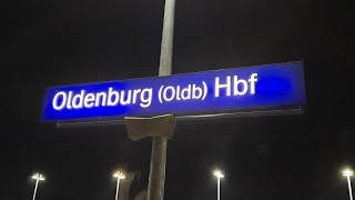 Bahnsteigansagen Heiko Grauel OldenburgOldbHbf [upl. by Daren]