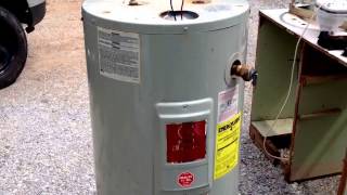 Scrap out an electric hot water heater [upl. by Deaner190]