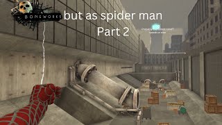 Boneworks but as spider man part 2 Probably the fastest runoff speedrun ever [upl. by Cecile]