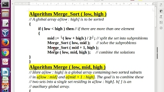 Merge Sort Algorithm C Code  Divide and Conquer Algorithm Step by Step [upl. by Amme211]