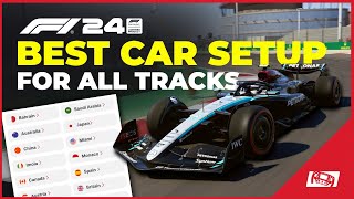 F1 24 Best Car Setup For Every Circuit Race Setups [upl. by Bonni]