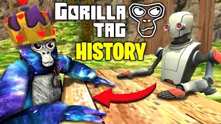 The INTERESTING History of Gorilla Tag VR Old Updates Maps Cut Content amp More [upl. by Ilocin782]