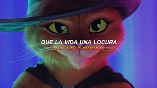 La Canción del Gato con Botas El último Deseo  La Vida Es Una  Karol G Sub Español  Lyrics 🐈🌟 [upl. by Adamok2]