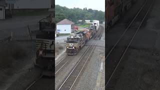 NS 22H Crests the Alleghenies at Gallitzin PA train norfolksouthern railroad shorts [upl. by Muscolo]