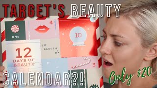 Targets beauty advent calendar makes NO sense practical but all over the place 🤣 [upl. by Esyla]