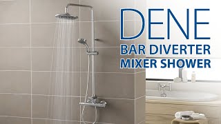 Mixer Shower quotDene Bar Diverterquot short video clip from Triton Showers [upl. by Oilejor]