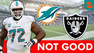 Dolphins Injury News Is NOT GOOD According To Miami Dolphins Injury Report Before Raiders Game [upl. by Lizette]