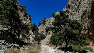 Imbros Schlucht Wanderung  Crete  Kreta  Imbros Gorge 4K Chora Sfakion  Griechenland  Greece [upl. by Nhguaved]