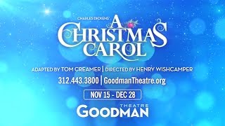 Charles Dickens A Christmas Carol at Goodman Theatre in Chicago [upl. by Sidonius]