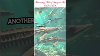 Sturgeon Fish marinelife facts shorts shortvideo scubefacts knowledge learning learn like [upl. by Elleinaj]