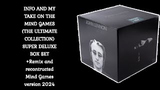 INFO AND MY TAKE ON THE JOHN LENNON MIND GAMES BOX SETRemix and recontructed Mind Games 2024 [upl. by Nnaeirelav]