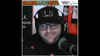 Miami ran on FSU They can run on Duke Do it again  Orange Bowl Boys [upl. by Conroy]