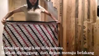 Tutorial Fashion Cara Memakai Kain Jarik Menjadi Celana [upl. by Harald209]