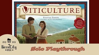 Solo Saturday  Viticulture Essential Edition  Solo Playthrough [upl. by Ojeillib541]