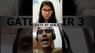 GATE BT Topper On Why Gate Over Other Options gatebt iit btech mtech biotechnologyexam [upl. by Margy967]