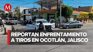 Reportan persecuciones de hombres armados y bloqueos en Ocotlán Jalisco [upl. by Nared236]