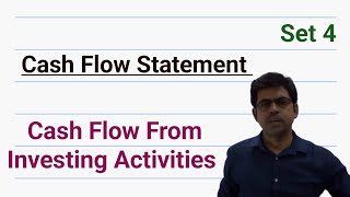 Cash Flow Statement Set 4 Cash Flow From Investing Activities Ratan Mishra Classes [upl. by Schulein]