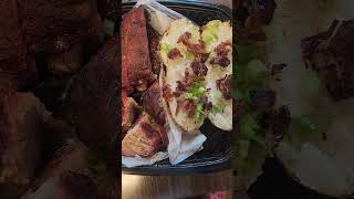 JACK STACK BBQ review shorts food bbq ribs brisket mukbang family jackstackbbq lottieboss [upl. by Asilej]