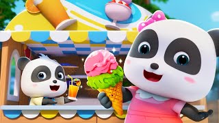 Juice and Ice Cream Song  Fruits Song Colors Song  Nursery Rhymes amp Kids Songs  BabyBus [upl. by Asirral]