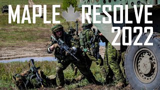 MAPLE RESOLVE 2022  Training with the Royal Canadian Regiment [upl. by Nail952]