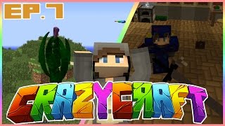 BIG BERTHA SWORD  Minecraft Crazy Craft 30  Ep7 [upl. by Rosanna]