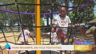 Sponsored Park revamps bicycle festivities in Belleville Illinois [upl. by Trixie299]