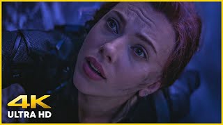 Black Widows Death  Avengers Endgame Open Matte 4K UHD [upl. by Aleksandr]