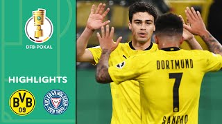 50 BVB storm into the final  Borussia Dortmund vs Kiel 50  Highlights  DFBPokal Semi Finals [upl. by Acalia]