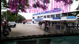 Way to Silchar airport  Kumbhigram Silchar [upl. by Ellimahs]