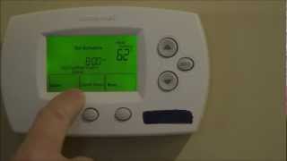 How to Program Your Thermostat  Honeywell FocusPro TH6000 Series [upl. by Thirzia]