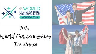 2024 World Championships Ice Dance [upl. by Aneladdam]