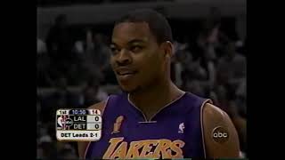 Detroit Pistons vs LA Lakers Game 4 2004 Finals [upl. by Zoba]