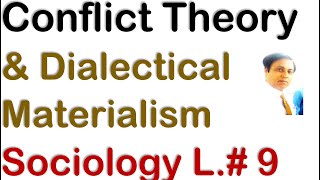 Conflict Theory Sociology in UrduDialectical MaterialismKarl Marx theory of Class Struggle in Hind [upl. by Wanonah797]