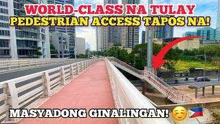 PEDESTRIAN ACCESS NG ESTRELLAPANTALEON BRIDGE TAPOS NA [upl. by Jobyna]