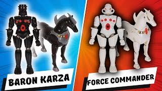 DISCOVERING CLASSIC MICRONAUT TOYS BARZON KARZA amp THE FORCE COMMANDER [upl. by Hannis]