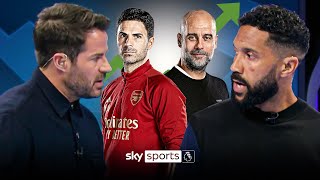 Will Arsenal deny Man City four PL titles in a row 👀  Redknapp and Clichy predict PL winners [upl. by Einahpts]