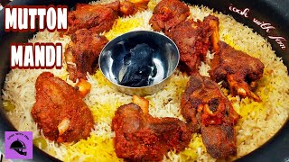 Mutton Mandi Recipe  Arabian Biryani Without Oven  Eid Special Biryani  Cook With Fem [upl. by Ecilayram605]