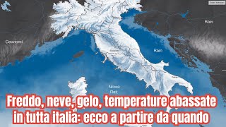 quotPreparati al Freddo Una Tempesta Polare Colpirà lItalia a Novembrequot [upl. by Aruabea]