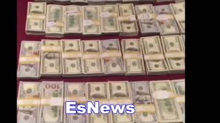 Floyd Mayweather Lays Out 1 million dollars  esnews boxing [upl. by Oilejor]