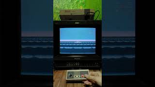 Sony PVM 14quot CRT After Burner II  NES [upl. by Haslett619]